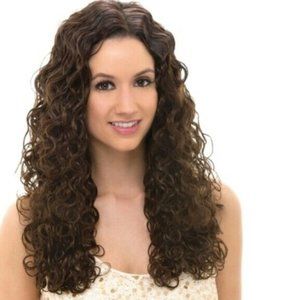 24" Joy Curl Halo Insta Hair Extensions Dark Blond